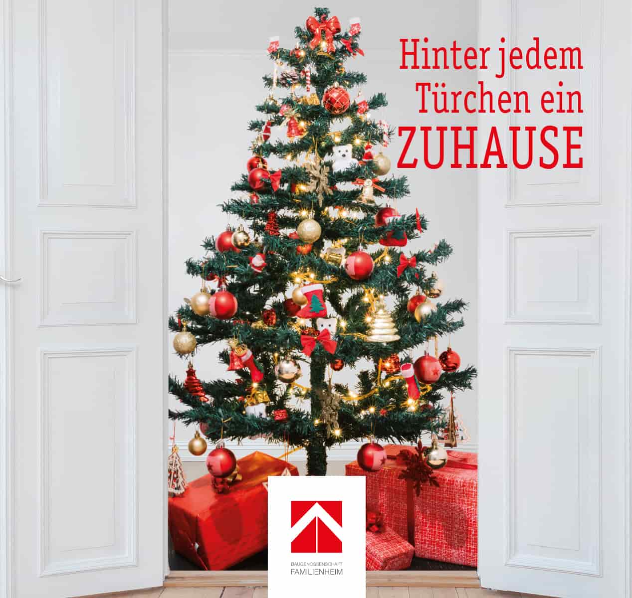 Weihnachtsbaum Familienheim